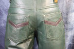 OnF "Chevron" Shorts in Hunter Green and Brown