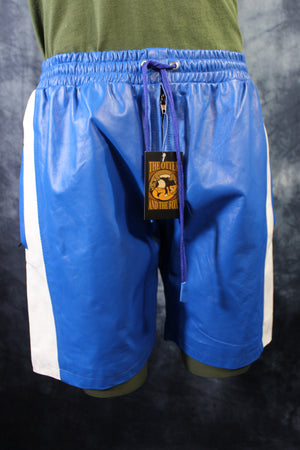 Pantalones cortos de baloncesto en azul y blanco