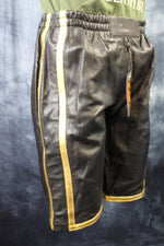 Basketball Shorts in Black and Gold