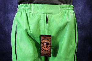 Pantalones cortos de baloncesto en verde neón y negro