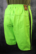 Short de basket vert fluo et noir