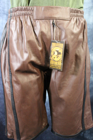 Basketball Shorts in Brown and Black