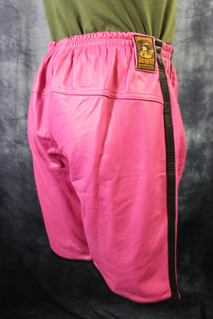 Basketball Shorts in Pink and Black