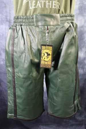 Basketball Shorts in Hunter Green and Black