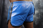 OnF Booty Shorts in Blue with Black