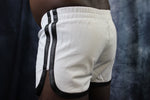 OnF Booty Shorts in White and Black