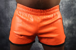 Short Booty OnF en orange avec noir