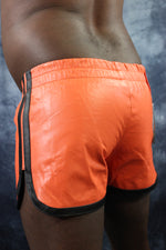 Short Booty OnF en orange avec noir