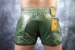 Shorts tipo botín OnF en negro con verde cazador