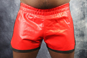 Short OnF Booty en rouge avec reflets noirs