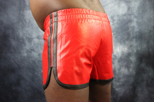 Short OnF Booty en rouge avec reflets noirs