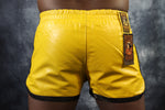 Short Booty OnF en jaune et noir