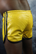 OnF Booty Shorts in Yellow and Black