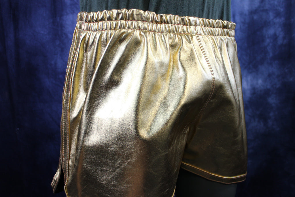 OnF Booty Shorts in Gold