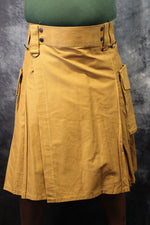 Utility Kilt in Camel Tan by KiltedBros