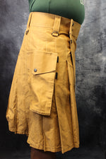 Utility Kilt in Camel Tan by KiltedBros