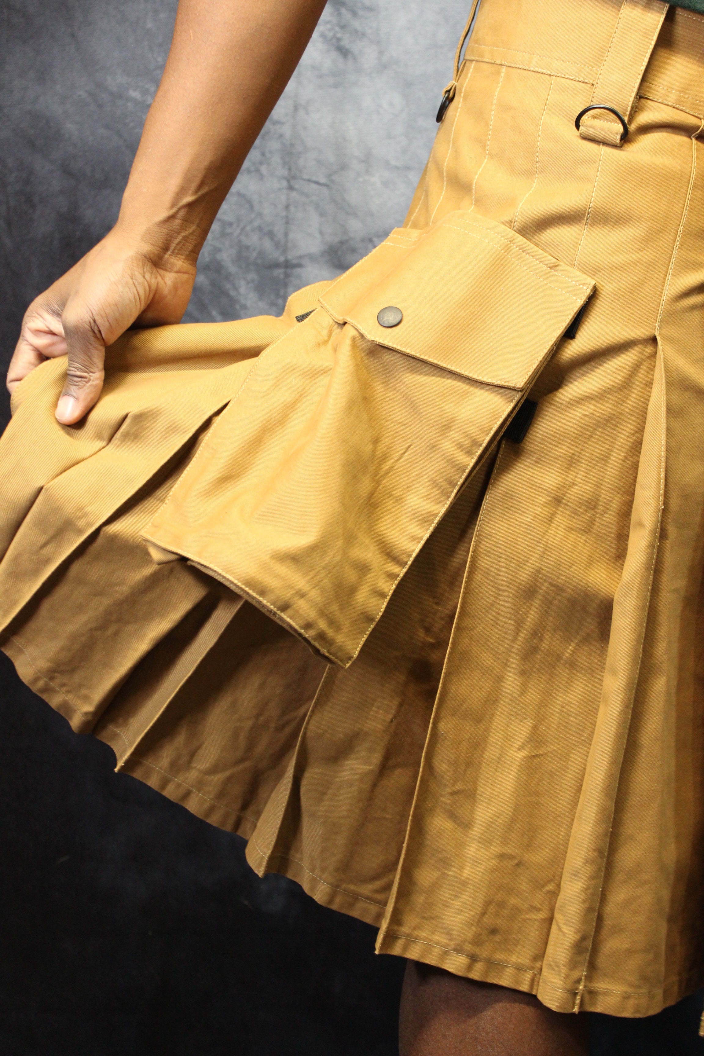Utility Kilt in Camel Tan by KiltedBros