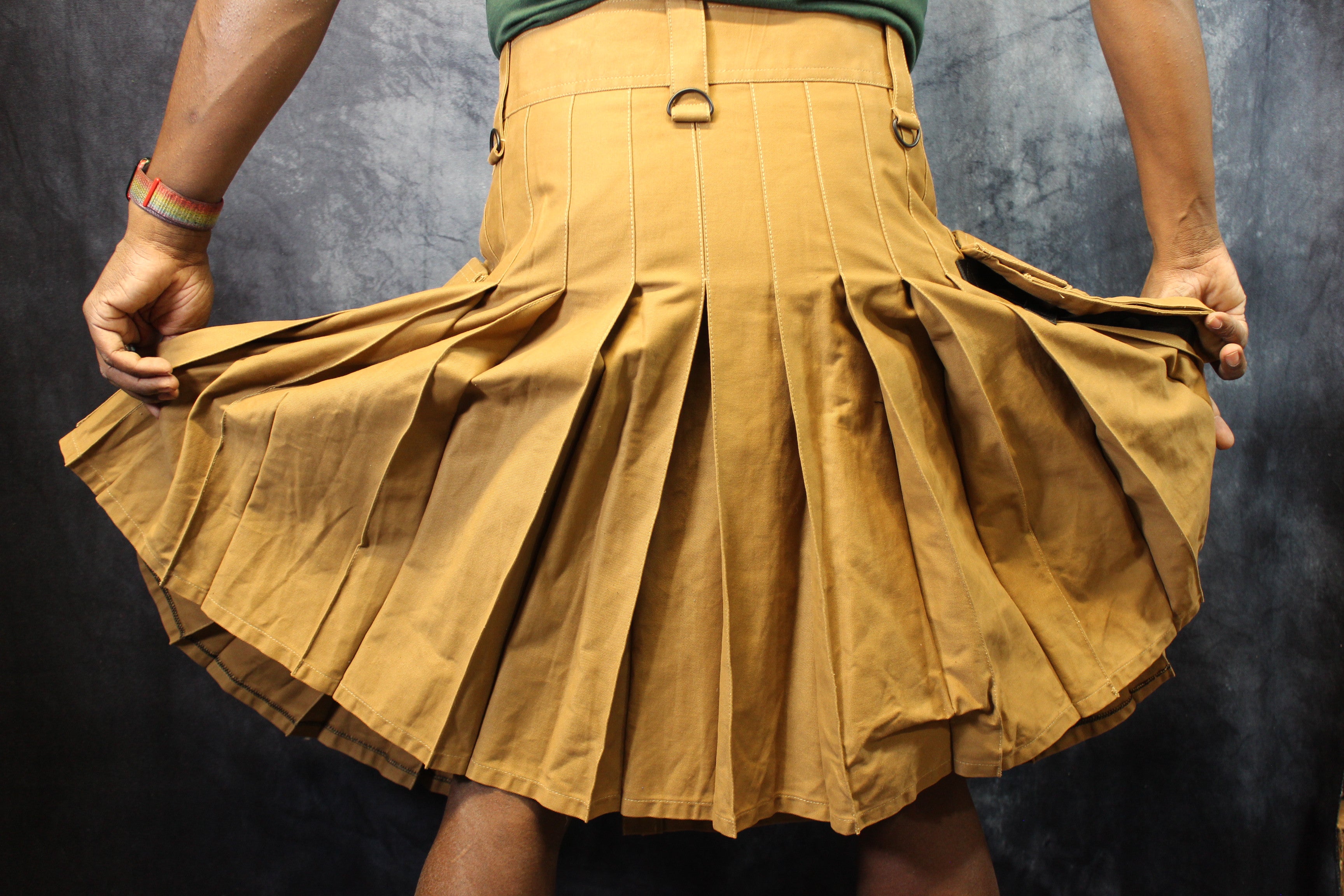 Utility Kilt in Camel Tan by KiltedBros