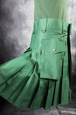 Kilt utilitario en Kelly Green de KiltedBros