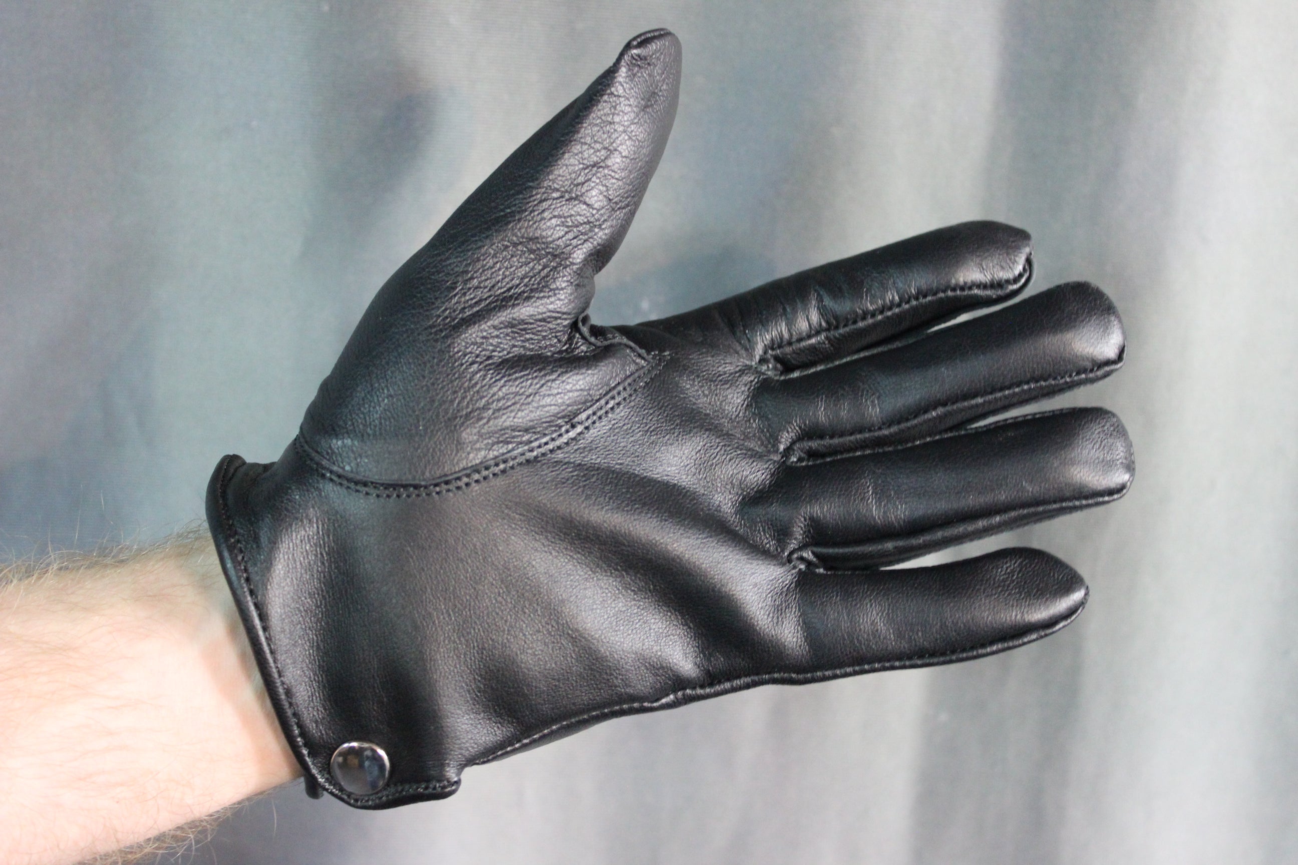 Guantes de cuero de competición (compatibles con teléfonos móviles)