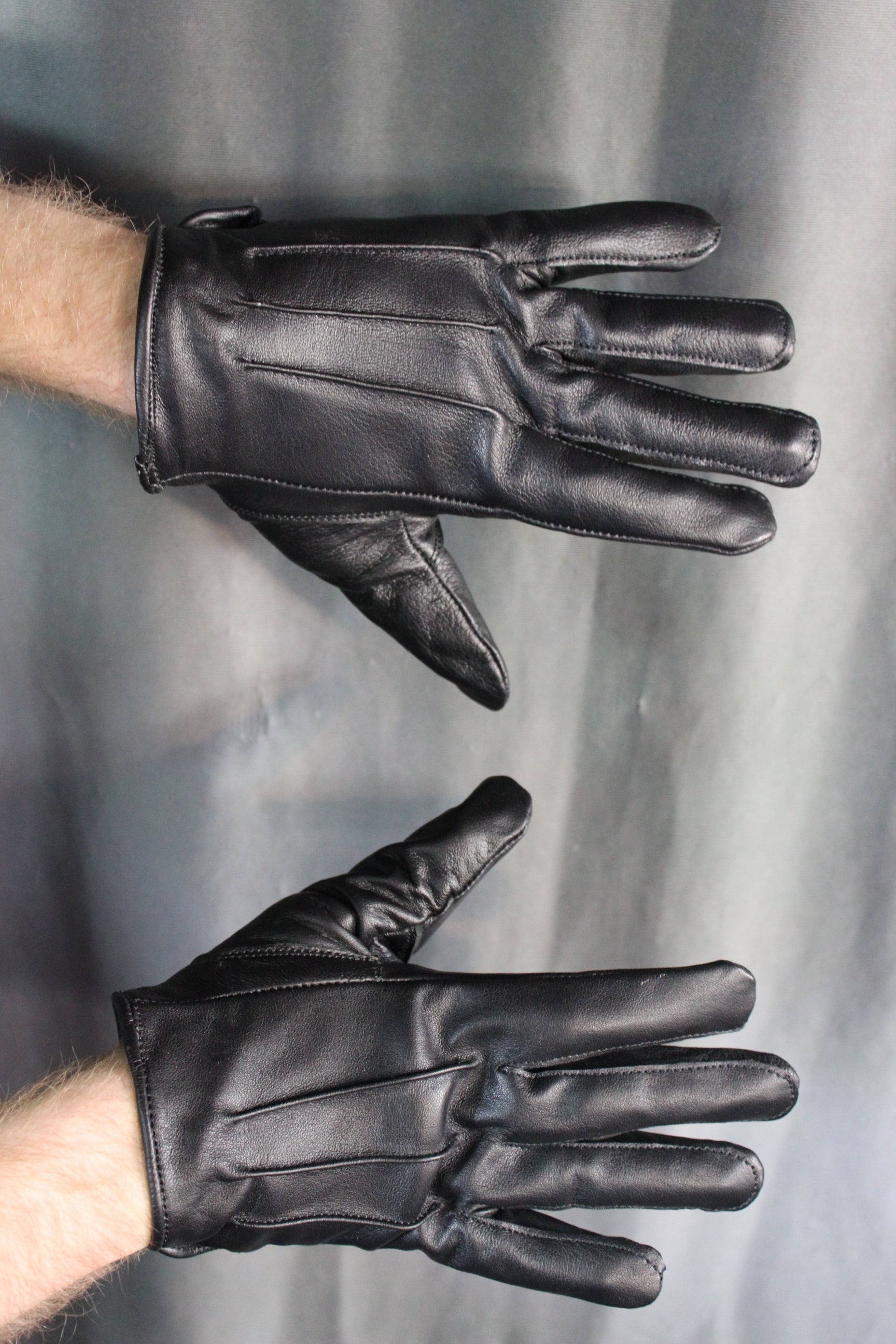 Guantes de cuero de competición (compatibles con teléfonos móviles)