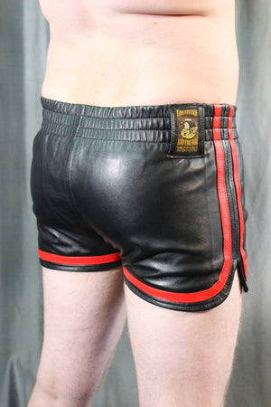 Short OnF Booty en noir avec reflets rouges