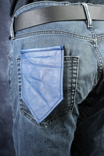 Solid Color Leather Pocket Flag