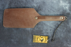 Flat Leather Paddle by Otter and Fox