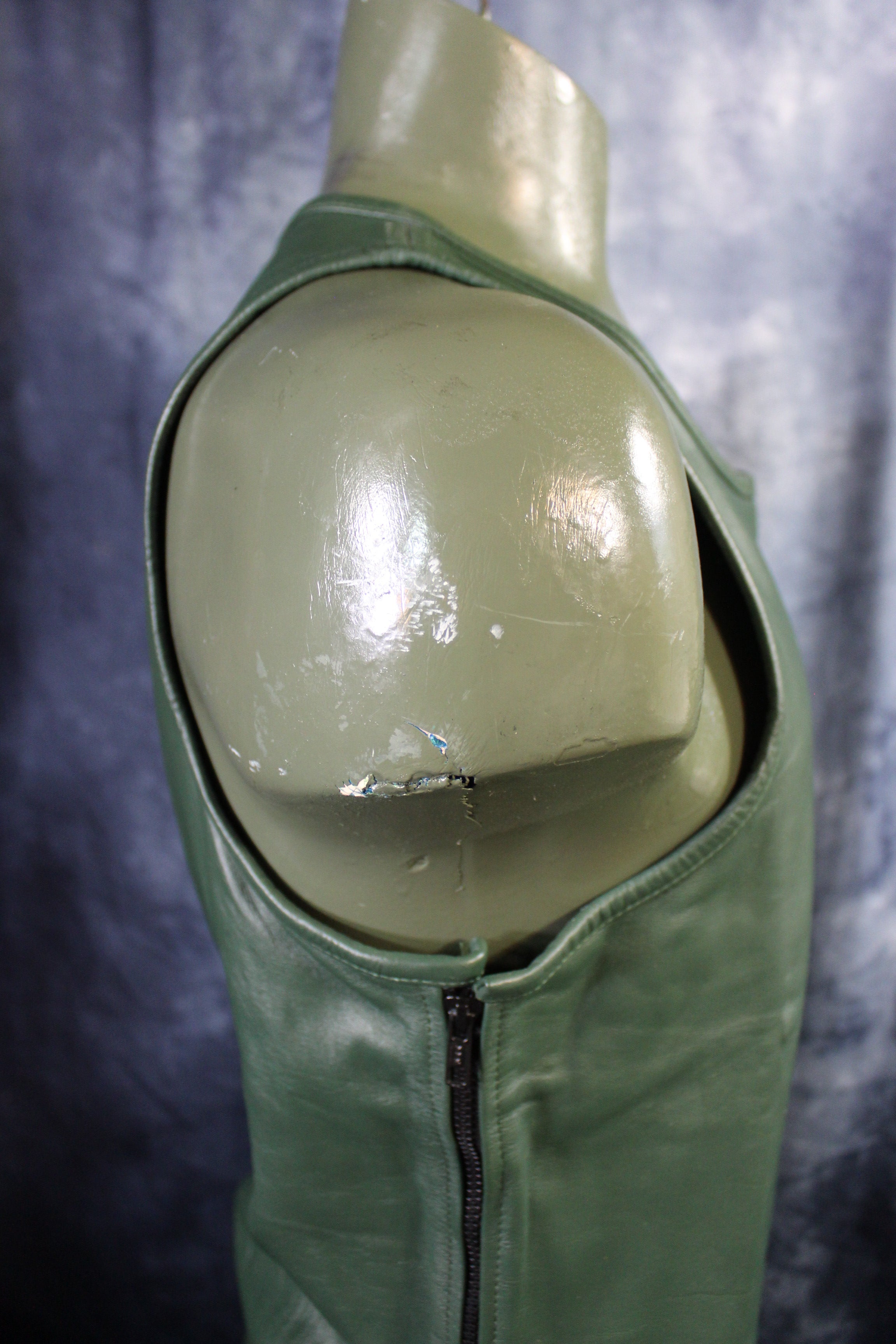 OnF Leather Tank Tops in Hunter Green