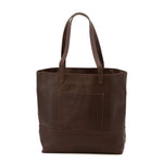 Juneau Leather Tote w/ Pocket
