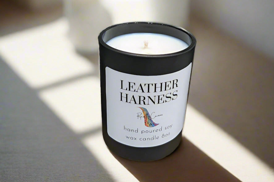 Leather Harness - 8oz Candle