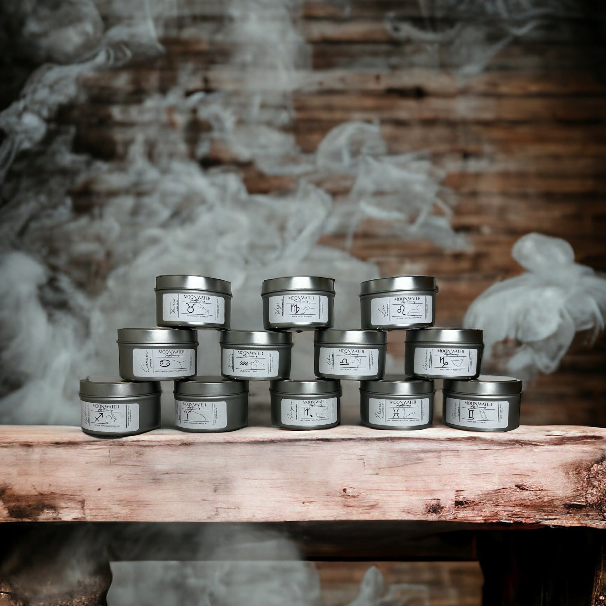 Zodiac Candles – 6 oz Astrology Inspired Candles with 40+ Hour Burn Time