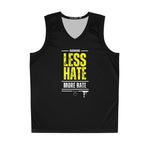 Less Hate, More Bate Basketball Jersey