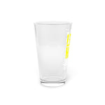 Less Hate, More Bate Pint Glass
