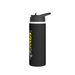 Less Hate, More Bate Stainless Steel Water Bottle, Standard Lid -B8rBrand