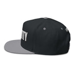 INTO: CHASTITY Embroidered Flat Bill Cap – Kink Hat for Caged Subs, Keyholder Dynamics & Erotic Denial Enthusiasts