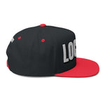 INTO: LOCKED Embroidered Flat Bill Cap – Chastity Lifestyle Hat for Caged Subs, Kinksters & Devoted Toys