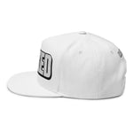 INTO: LOCKED Embroidered Flat Bill Cap – Chastity Lifestyle Hat for Caged Subs, Kinksters & Devoted Toys