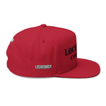 LockedBoy Caged Unit Locktober Embroidered Flat Bill Snapback Cap for chastity
