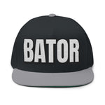 INTO: BATOR Embroidered Flat Bill Cap – Kink Hat for Edgers, Strokers & Masturbation Enthusiasts