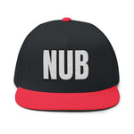 INTO: NUB Embroidered Flat Bill Cap – Kink Hat for Chastity Subs, Shrinked D*s, & Total Denial Devotees