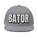 INTO: BATOR Embroidered Flat Bill Cap – Kink Hat for Edgers, Strokers & Masturbation Enthusiasts