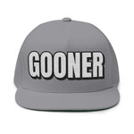 INTO: GOONER Embroidered Flat Bill Cap – Kink Hat for Gooners, Edge Zombies & Mind-Melting Masturbation Addicts