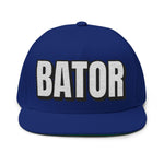 INTO: BATOR Embroidered Flat Bill Cap – Kink Hat for Edgers, Strokers & Masturbation Enthusiasts