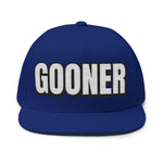 INTO: GOONER Embroidered Flat Bill Cap – Kink Hat for Gooners, Edge Zombies & Mind-Melting Masturbation Addicts