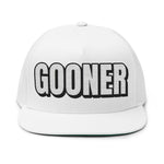 INTO: GOONER Embroidered Flat Bill Cap – Kink Hat for Gooners, Edge Zombies & Mind-Melting Masturbation Addicts