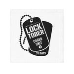 Daddy's CumRag – LockedBoy Fetish Gym Towel with Locktober Dog Tag Design