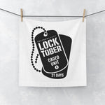 Daddy's CumRag – LockedBoy Fetish Gym Towel with Locktober Dog Tag Design
