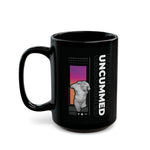 Unc*mmed & Unbothered Black Mug (11oz, 15oz) - Lockedboy Athletics by LeatherDaddy
