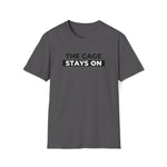 Cage Stays On - Lockedboy Athletics Chastity Tshirt